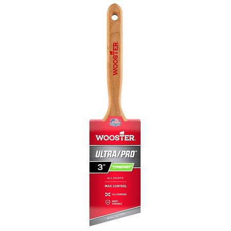 Wooster 3" Angle Sash Paint Brush, Nylon Bristle 4153